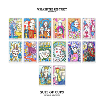 Walk In The Red Tarot by Duy Khanh Vo — Wooden Box Edition