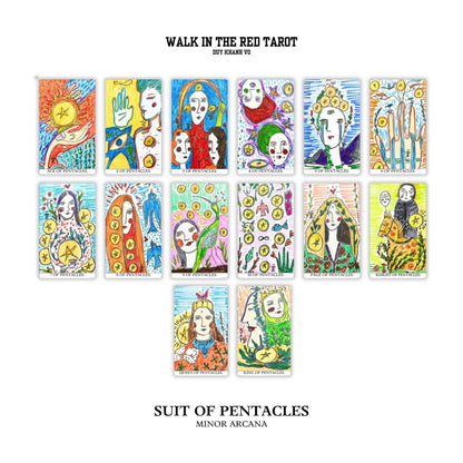 Walk In The Red Tarot by Duy Khanh Vo — Wooden Box Edition