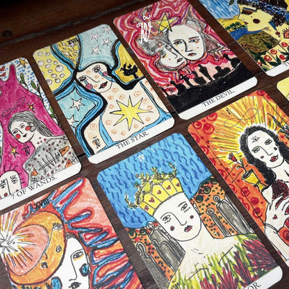 Walk In The Red Tarot by Duy Khanh Vo — Wooden Box Edition