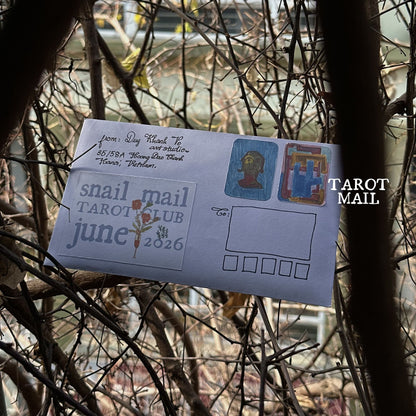 JUNE 2026 Snail Mail Club ✉️ Tarot Mail & Art Mail by Duy Khanh Vo | Handwritten Letters, Postcards, Tarot & Collectible Paper Goods