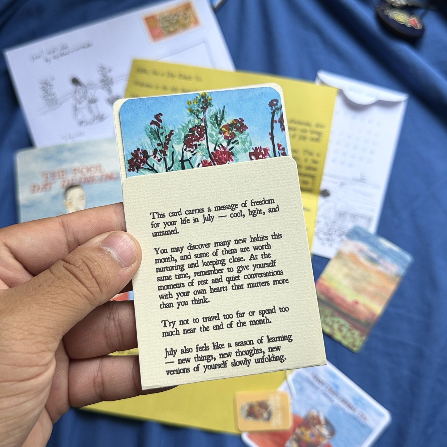 JULY 2026 MONTHLY SNAIL MAIL TAROT CLUB — JULY 2026, Tarot Mail by Duy Khanh Vo | Handwritten Letters, Postcards, Tarot & Collectible Paper Goods