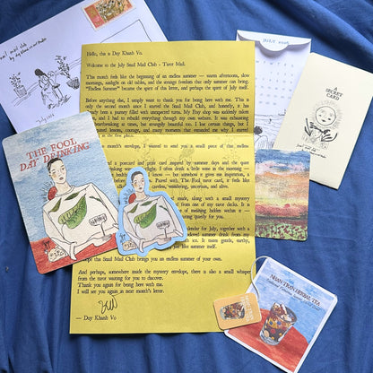 JULY 2026 MONTHLY SNAIL MAIL TAROT CLUB — JULY 2026, Tarot Mail by Duy Khanh Vo | Handwritten Letters, Postcards, Tarot & Collectible Paper Goods