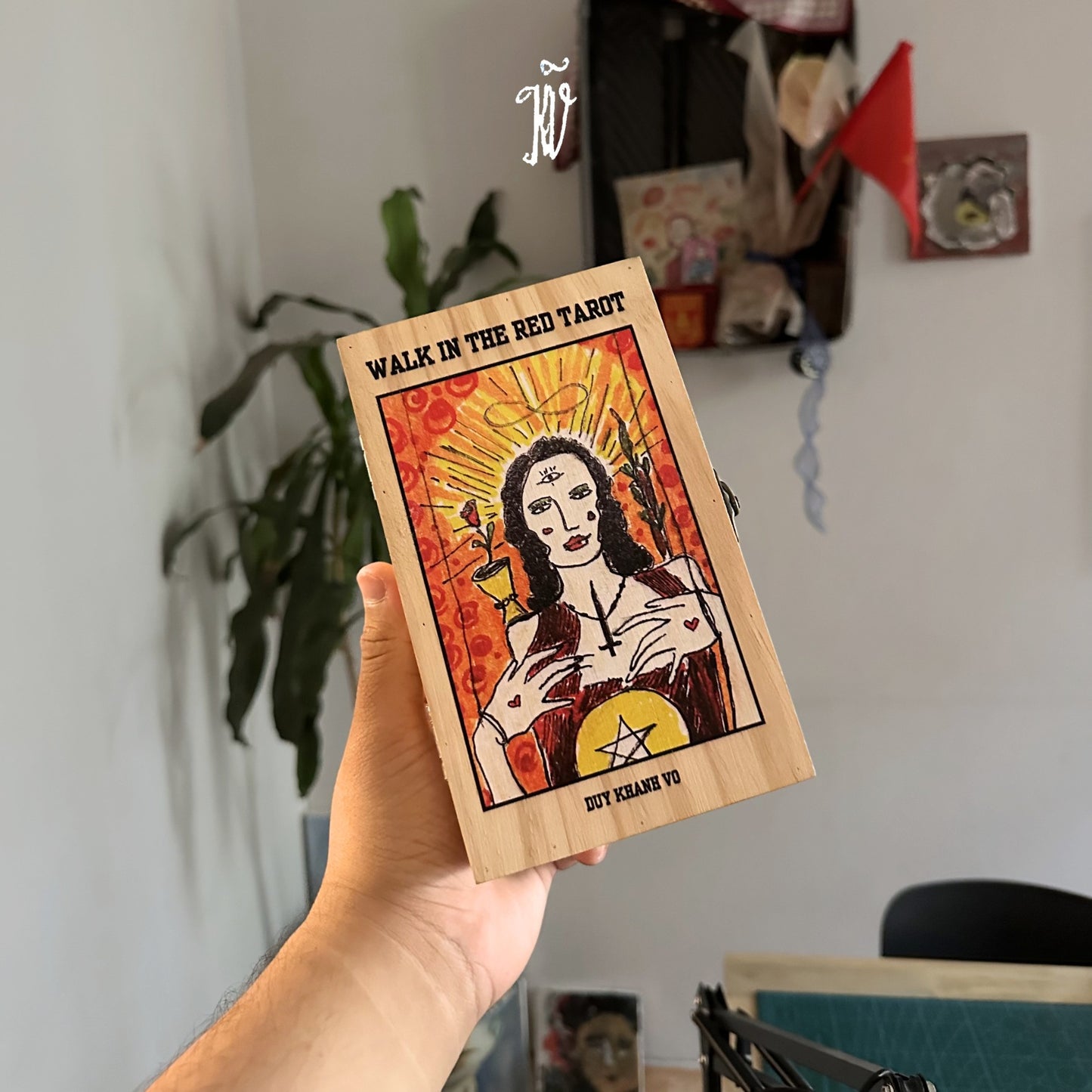 Walk In The Red Tarot by Duy Khanh Vo — Wooden Box Edition