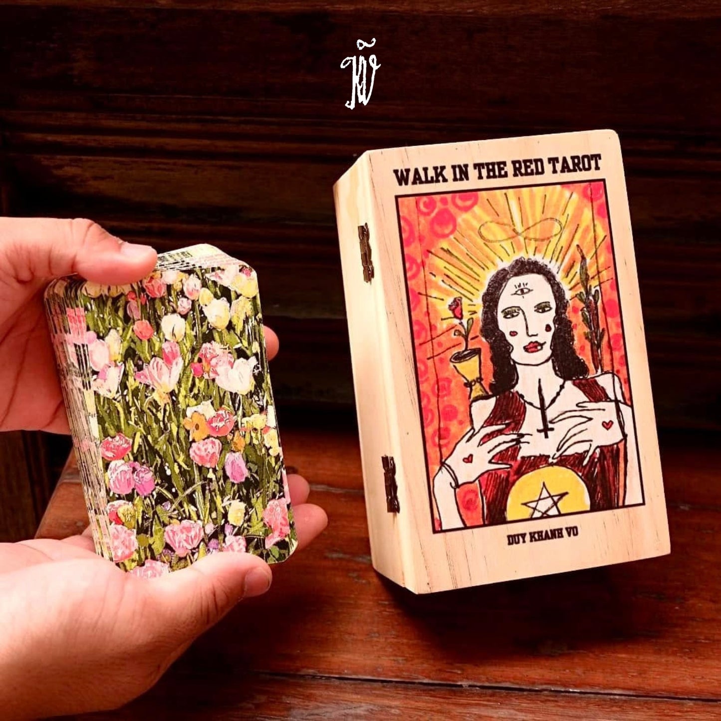 Walk In The Red Tarot by Duy Khanh Vo — Wooden Box Edition