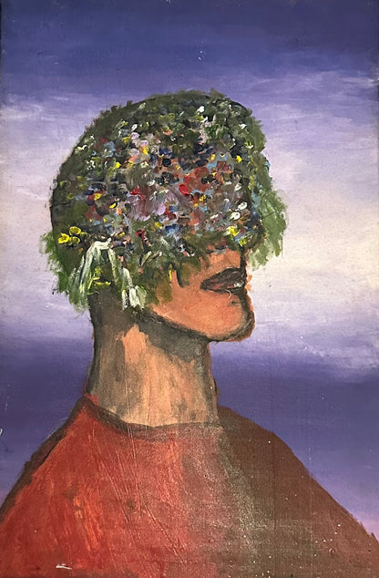 Head Earth — Myself | Original Acrylic Painting on Canvas (40 × 60 cm)