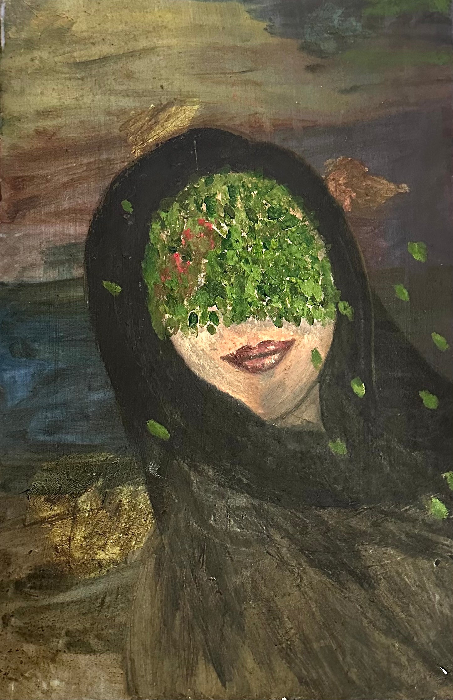The Fool — Hesitation | Original Acrylic Painting on Canvas (40 × 60 cm)